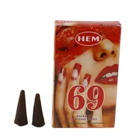 Conuri parfumate fumigatie HEM 69 backflow, 10 buc Conuri parfumate fumigatie HEM 69 backflow, 10 buc