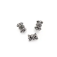 Accesoriu din Argint 925, model floare gravata, set 3 buc - 7,6x6,5mm