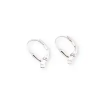 Accesoriu din Argint 925, agatatoare pentru cercei laverback, o pereche - 16,5x9,4mm