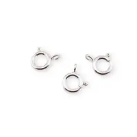 Accesoriu din Argint 925, inchizatoare rotunda, set 3 buc - 8x1,6mm
