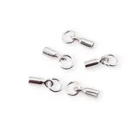 Accesoriu din Argint 925, terminatie colier/bratara, set 5 buc - 12x2,7mm Accesoriu din Argint 925, terminatie colier/bratara, set 5 buc - 12x2,7mm