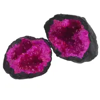 Geoda cuart de Maroc, mare - 7-9cm, roz