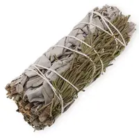 Buchet Salvie Alba cu Rozmarin - 10cm