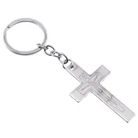 Breloc cu cruce si Iisus crucificat