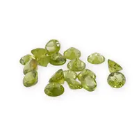 Cabochoane extrafatetate din Peridot natural, calitate AAA, 8mm
