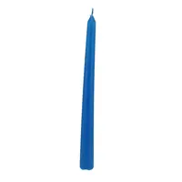 Lumanare conica din parafina, albastra - 24cm