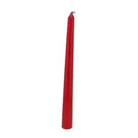 Lumanare conica din parafina, rosie - 24cm