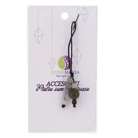 Accesoriu cu pietre semipretioase Nefrit sfera 8mm si mix cristale 4mm