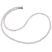 Colier Piatra Lunii sfere, 3-4mm