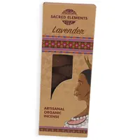 Conuri parfumate artizanale organice Sacred Elements - Lavender 10 buc