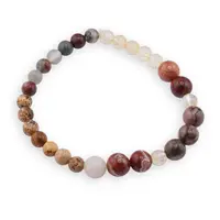 Bratara din cristale naturale ENERGIE SI REVITALIZARE, 6-8mm