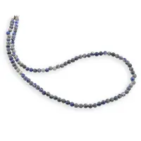 Colier Lapis lazuli deschis sfere 4mm
