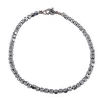 Bratara Hematit hexagonal, 3mm