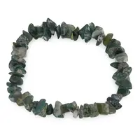 Bratara pe elastic Mossagat pietre chips, 5-10mm