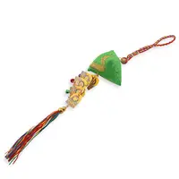 Saculet Feng Shui pentru prosperitate, verde