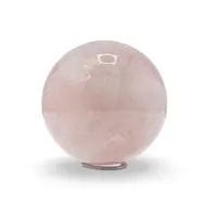 Cuart roz, sfera naturala unicat, M34