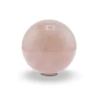 Cuart roz, sfera naturala unicat, M35