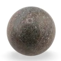 Rubin in fucsit, sfera unicat, H1