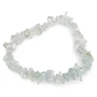 Bratara pe elastic cu pietre chips Acvamarin Bratara pe elastic cu pietre chips Acvamarin