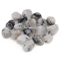 Piatra lunii cu turmalina cristal rulat, 15-20g