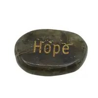 Cristal slefuit Labradorit cu afirmatie gravata - Hope