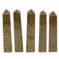 Turn / Obelisc cu patru fatete din Jasp fruity, 90-110g