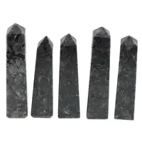 Turn / Obelisc cu patru fatete din Larvikit, 120-150g