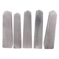 Turn / Obelisc cu patru fatete din Selenit, 90-120g