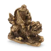 Statueta Feng Shui Shou Xing calare pe Pixiu din rasina, 7,5cm