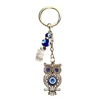 Breloc feng shui Bufnita cu ochi protector si charm