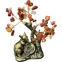 Copac cu pietre de Carneol si statueta Sobolan