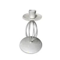 Suport lumanare spirala din metal, 15cm