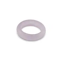 Inel circular din Cuart roz 18-19mm