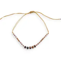 Bratara snur maro, Ochi de tigru discuri 5mm