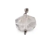 Pandantiv Cristal de stanca fatetat, 18mm