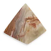 Piramida slefuita din Onix de Pakistan -  5,5cm Piramida slefuita din Onix de Pakistan -  5,5cm