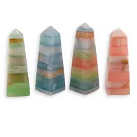 Obelisc din Onix de Pakistan colorat, 10cm