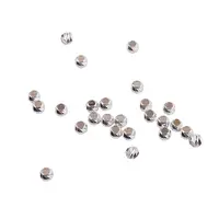 Accesoriu din Argint 925 bumbi gravati 3mm - 1g