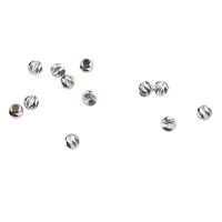 Accesoriu din Argint 925 bumbi gravati 4mm - 1g