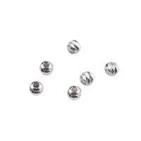 Accesoriu din Argint 925 bumbi gravati 5mm - 1g