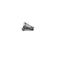 Accesoriu din Argint 925, model conic cu detalii in spirala - 8,5x7mm
