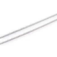 Lant argint 925 rodiat, model curb - 45cm