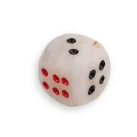 Figurina slefuita din Onix de Pakistan zar - 2,5cm Figurina slefuita din Onix de Pakistan zar - 2,5cm