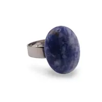 Inel reglabil Sodalit oval, 18-20mm