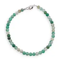 Bratara Agat verde sfere 4mm