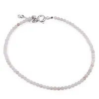 Bratara Opal sfere fatetate si Argint 925, 2mm