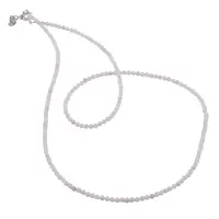 Colier Opal sfere fatetate cu Argint 925, 2mm