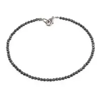 Bratara Hematit sfere fatetate, 2mm