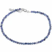 Bratara Kianit sfere fatetate, 3mm