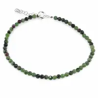 Bratara Rubin in Zoisit sfere fatetate, 3mm